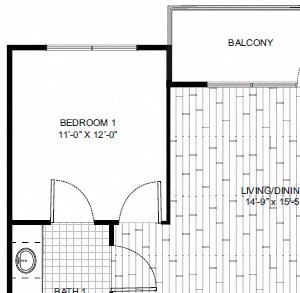 B4 A Floor Plan at Windsor CityLine